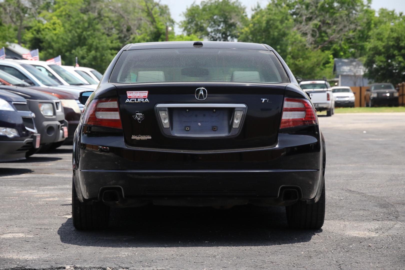 2008 BLACK ACURA TL 5-Speed AT with Navigation System (19UUA66238A) with an 3.2L V6 SOHC 24V engine, 5-SPEED AUTOMATIC transmission, located at 420 E. Kingsbury St., Seguin, TX, 78155, (830) 401-0495, 29.581060, -97.961647 - Photo#5